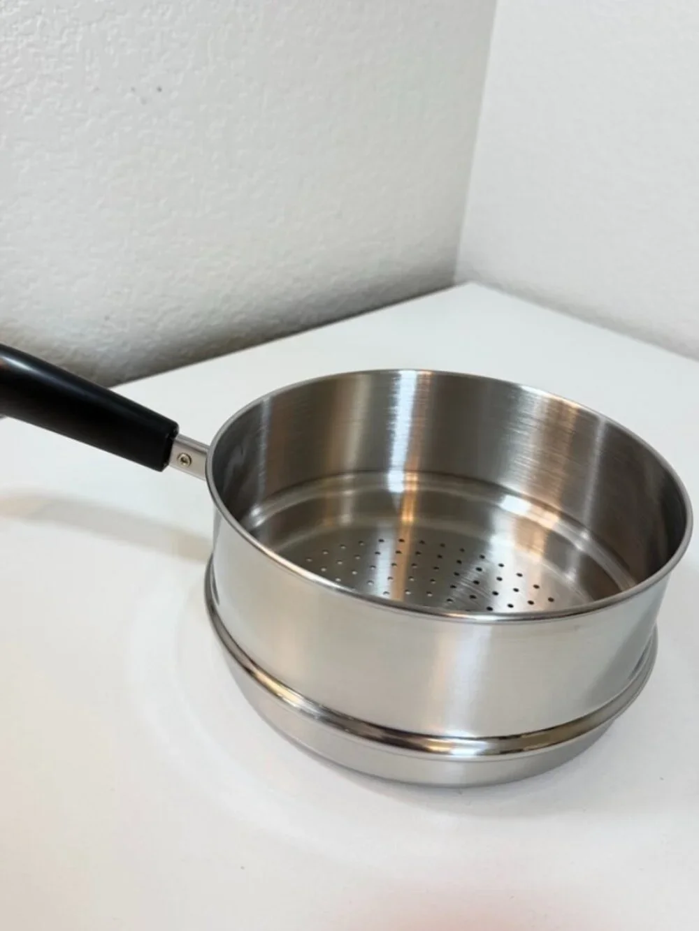 Vintage Revere Ware 7 in Steamer / Strainer Insert for 2 & 3 Qt Saucepans EUC